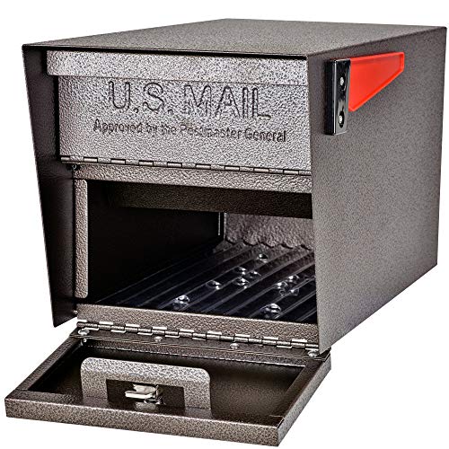 Mail Boss 7508 Curbside Mail Manager Security, Bronze Locking Mailbox