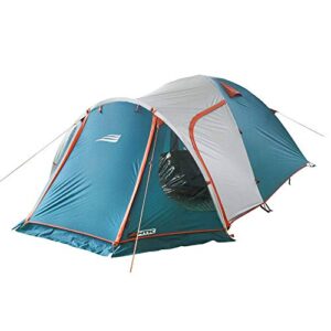 NTK Indy GT 5 to 6 Person Tent for Camping and Hiking| Lightweight & Portable | 100% Waterproof Dome & Breathable Mesh | 3 Season Outdoor Tent| High Performance Family Tent.