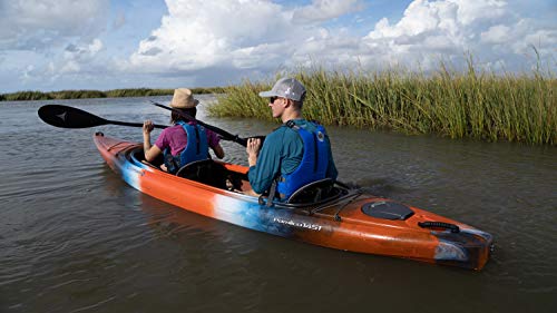 Wilderness Systems Pamlico 145 | Sit Inside Recreational Kayak | Tandem Kayak | 14' 6" | Red