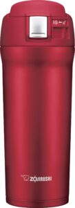 zojirushi travel mug, 16 oz, cherry red