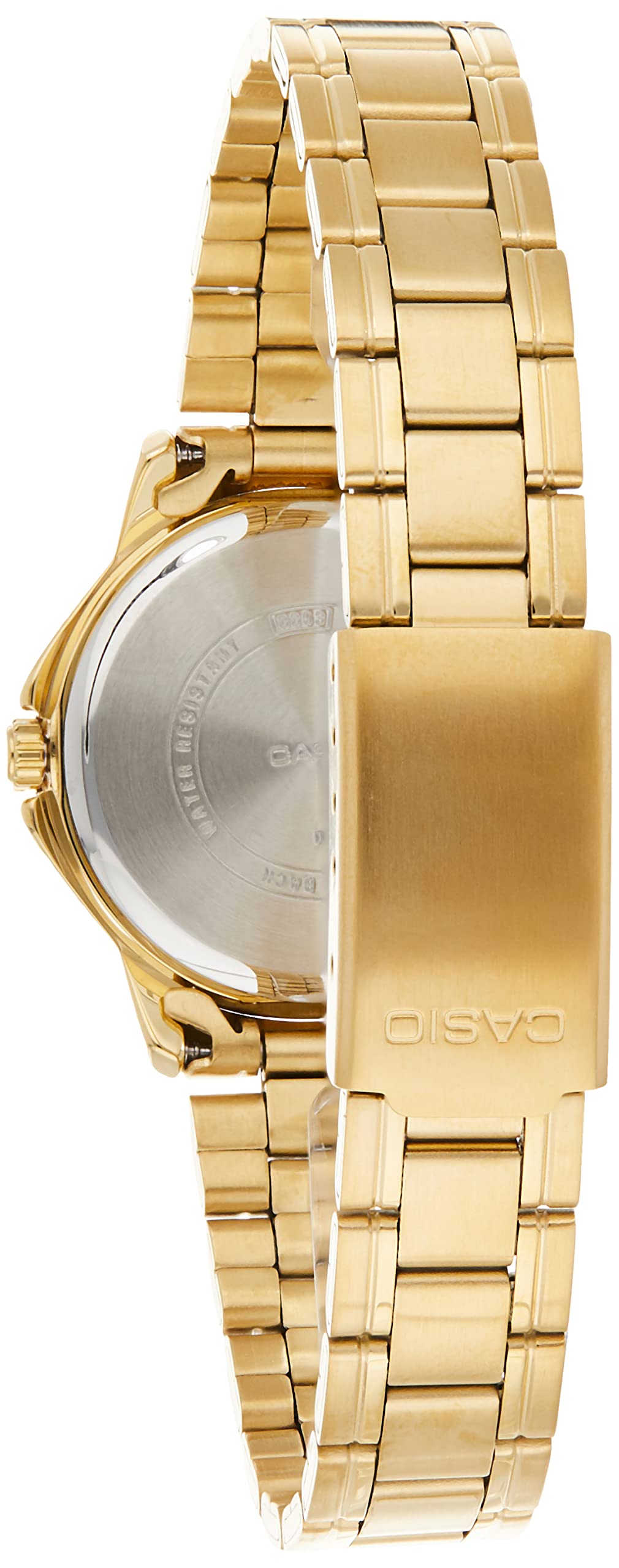 Casio Women's LTP-V004G-7B Gold Ion Plated Stainless Steel Band Analog Watch