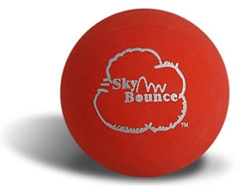 Sky Bounce Color Rubber Handballs for Recreational Handball, Stickball, Racquetball, Catch, Fetch, and Many More Games, 2 1/4-Inch - Red - 12 Pack