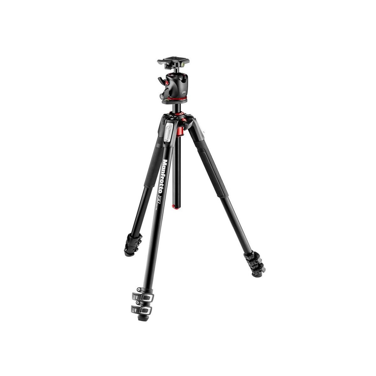 Manfrotto 190 3-Section Aluminum Tripod with XPRO Ball Head