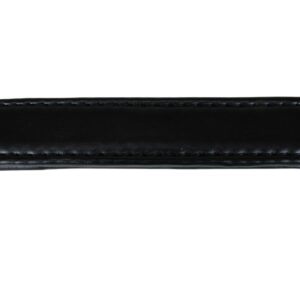 Penn Elcom H1008 Leather Style Replacement Strap Handle, Black with Black Stitching