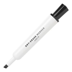 Office Depot 100% Recycled Low-Odor Dry-Erase Markers, Chisel Point, Black, Pack of 4, BY106608-4BK