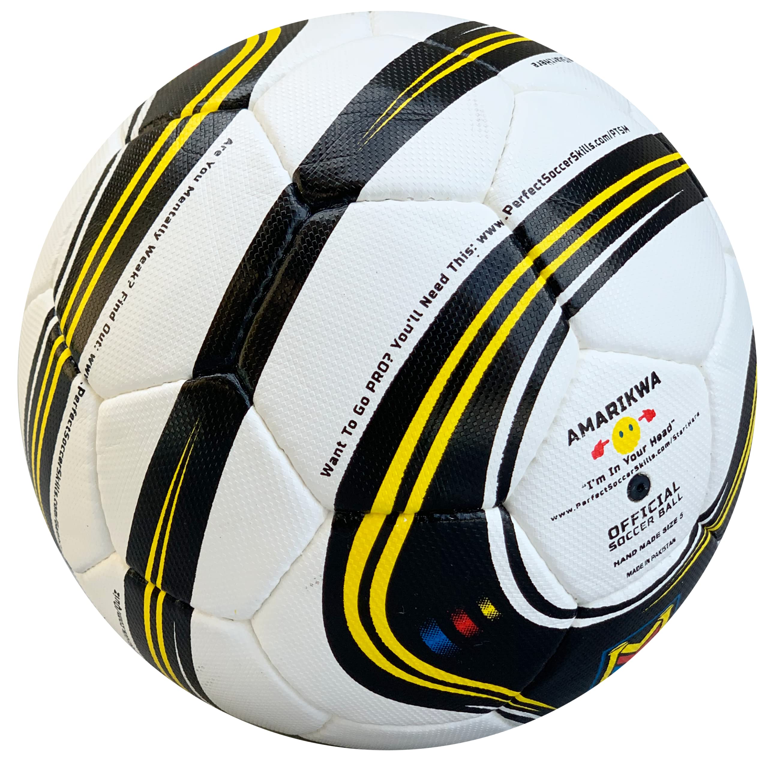 Perfect Soccer Inflatable Soccer Ball Size 5 for Adults & Kids