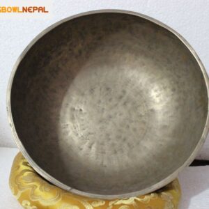 12" Old E Note Tibetan Singing Bowl, Meditation Bowl, Tibetan Bowls, Free Singing Bowl Silk Cushion, Striker and Drum Stick