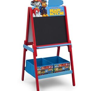 Delta Children Wooden Double-Sided Kids Easel with Storage -Ideal for Arts & Crafts, Homeschooling and More - Greenguard Gold Certified, Nick Jr. PAW Patrol