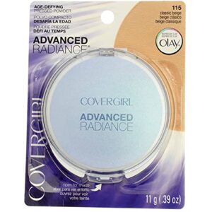 CoverGirl Advanced Radiance Age Defying Pressed Powder - Classic Beige (115) - 2 pk