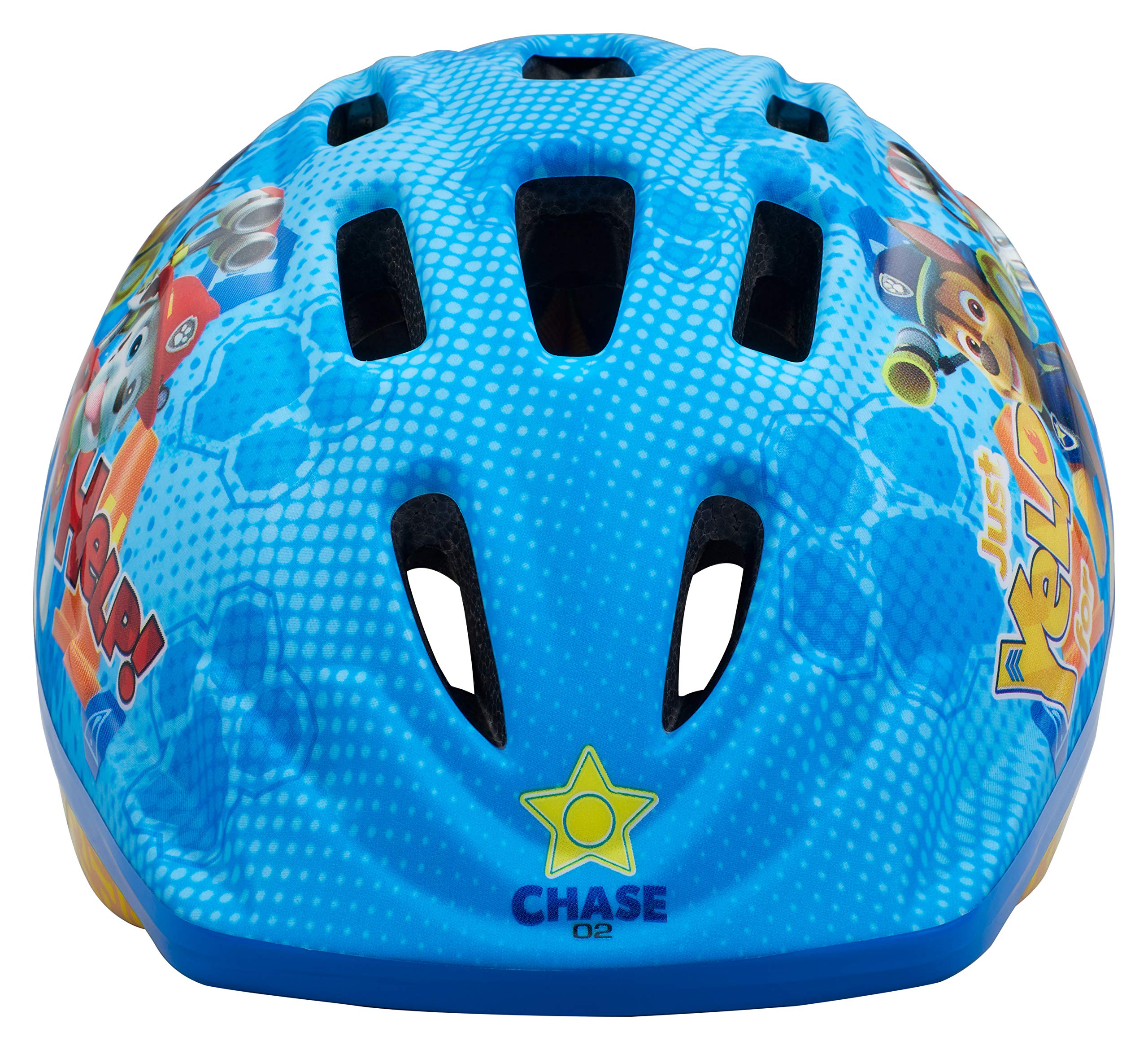 Nickelodeon Paw Patrol Kids Bike Helmet, Toddler 3-5 Years Old, Girls and Boys, Adjustable Fit, Vents, X-Small, Blue