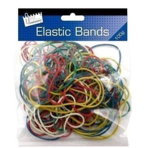 tallon 3 x just stationery coloured elastic bands