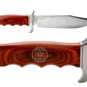 NDZ Performance Elk Ridge Outdoor Hunting Fixed Blade Full Tang Knife Veritas Aequitas Circle