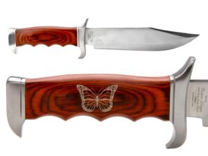 ndz performance elk ridge outdoor hunting fixed blade full tang knife butterfly