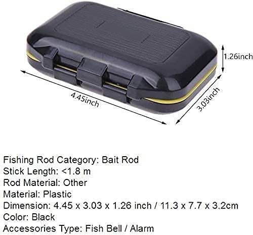 Guyuyii Portable Small Tackle Box - Compact, Durable, and Water-Resistant Organizer for Fishing Gear and Accessories