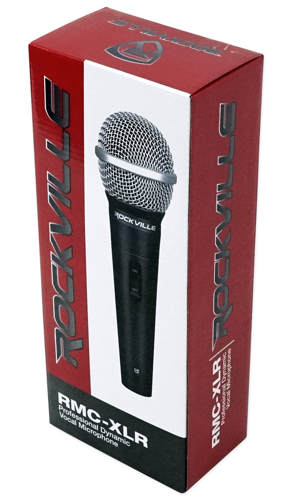 Rockville 4 RMC-XLR Dynamic Cardioid Professional Metal Microphones W/XLR Cable