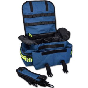 Lightning X Small First Responder EMT EMS Trauma Bag Stocked First Aid Fill Kit B (Navy Blue)