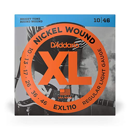 3 Sets - D'Addario EXL110 Nickel Wound Electric Guitar Strings, Light Gauge