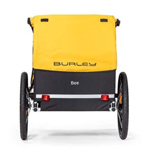 BURLEY Design Bee, 2 Seat, Lightweight, Kids Bike-Only Trailer, Yellow (946203)