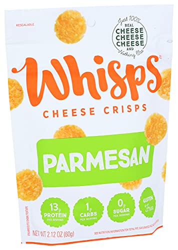 Cello Whisps Pure Parmesan Cheese Crisps, 2.12 Oz