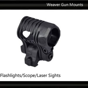 Tactical Scorpion Gear TSG-GMW04 Pivoting Weaver Scope Flashlight Mount 26mm 1"- Black