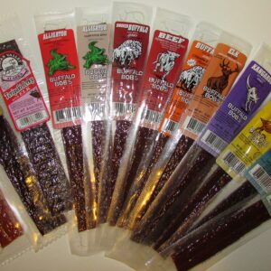 Buffalo Bob's Wild Game Jerky & Indian Valley Sampler Gift Pack of 13