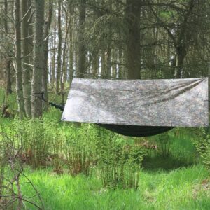 DD Hammocks - DD Tarp 3x3 - MC (10ft x 10ft) - 100% Waterproof - Lightweight & Multifunctional Camo Rainfly Tarp Tent Shelter for Camping Backpacking & Hiking Adventure