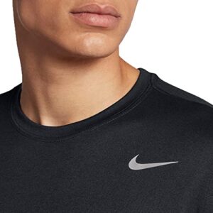 Nike Men's Legend 2.0 Long Sleeve Tee, Black/Matte Silver, Large