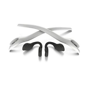 oakley radar ev path earsock/nosepiece kit, white, one size