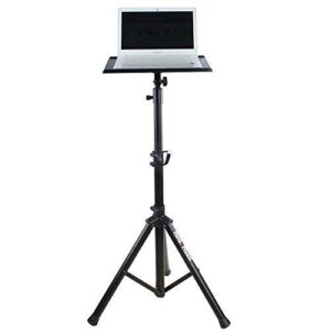 hola! music hps-300b heavy duty professional multi-purpose dj tripod stand - laptop stand, projector stand, mixer stand and other audio equipment