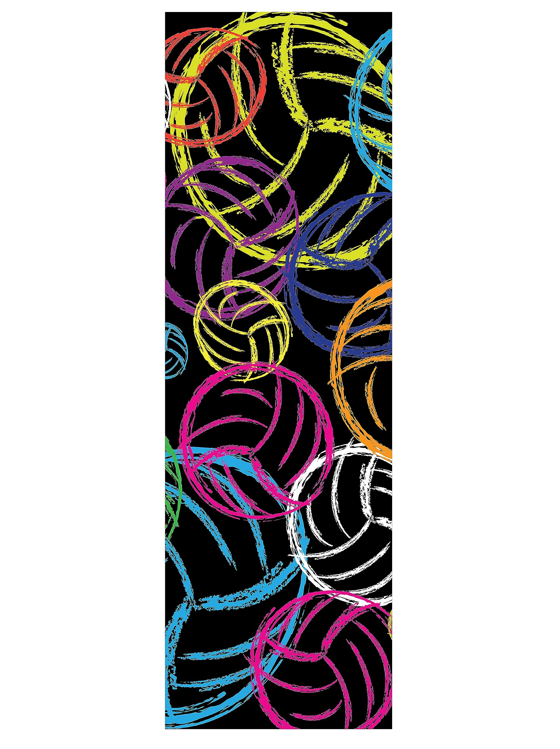 Tandem Sport Black Volleyball Headband - Wide Volleyball Headband - Neon Volleyball Sport Headband - Volleyball Workout Sweatband - Volleyball Gift Ideas