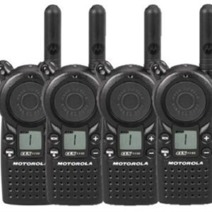 4 Pack of Motorola CLS1110 Two Way Radio Walkie Talkies (UHF)