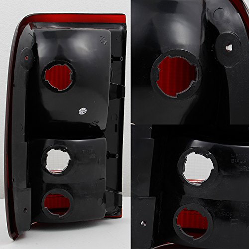 AKKON - For Ford Ranger Pickup Truck Dark Red Rear Tail Light Brake Lamps Replacement Pair Left + Right Set