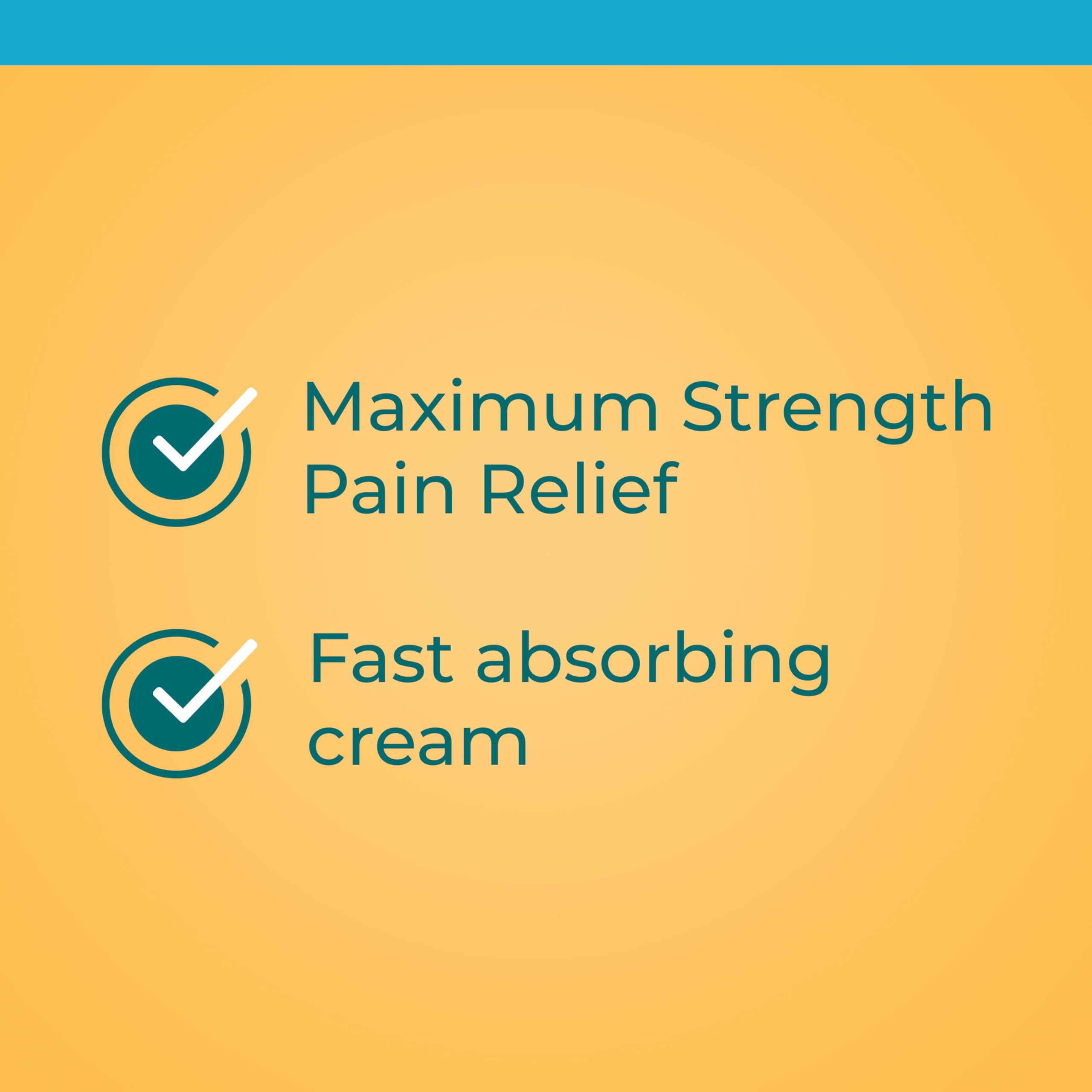 Neosporin + Maximum-Strength Pain Relief Dual Action Cream, First Aid Topical Antibiotic & Analgesic Cream for Wound Care of Minor Cuts, Scrapes & Burns, Polymyxin B & Pramoxine HCl, 1 oz