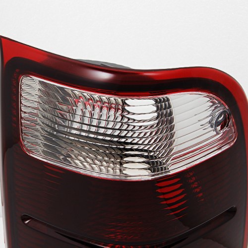 AKKON - For Ford Ranger Pickup Truck Black Tinted Tail Lights Brake Lamp Replacement Pair Left + Right