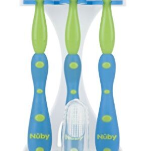 Nuby 4 Stage Oral Care Set System (Colors May Vary)