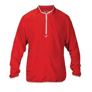 easton m5 cage jacket, youth, medium, red (m5 cage youth)