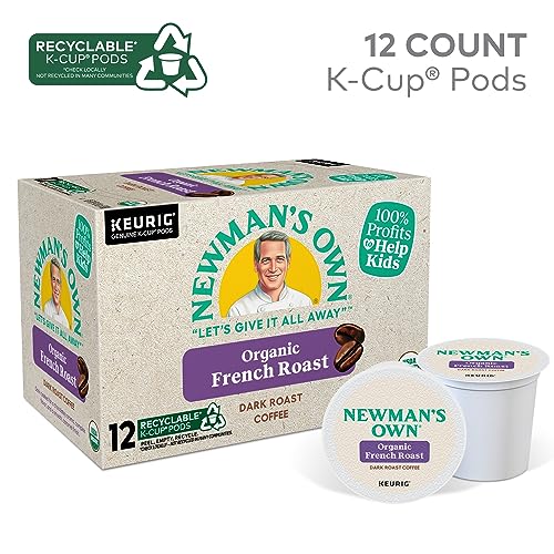 Newman's Own Organics French Roast Coffee K-Cup, 12 ct