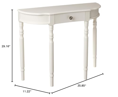 Frenchi Home Furnishing Furniture Entry Way Console Table,White