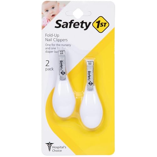 Safety 1st Fold-Up Nail Clippers - 2pk