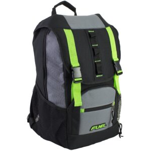 FUEL Shelter Hiking Travel Carry On Weekender Daypack Outdoors Sport Backpack Bag, Lime Sizzle