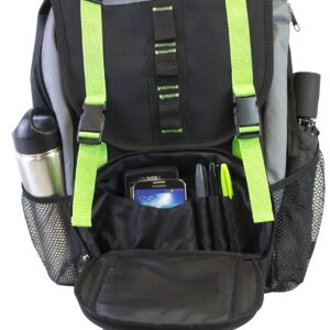 FUEL Shelter Hiking Travel Carry On Weekender Daypack Outdoors Sport Backpack Bag, Lime Sizzle