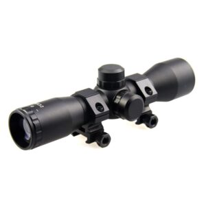 TACFUN Tactical 4X32 Compact .223 .308 Scope /w Rings Rangefinder Reticle