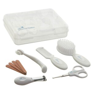 Dreambaby Essentials Grooming Kit in Hard Case (10 Pieces, White)