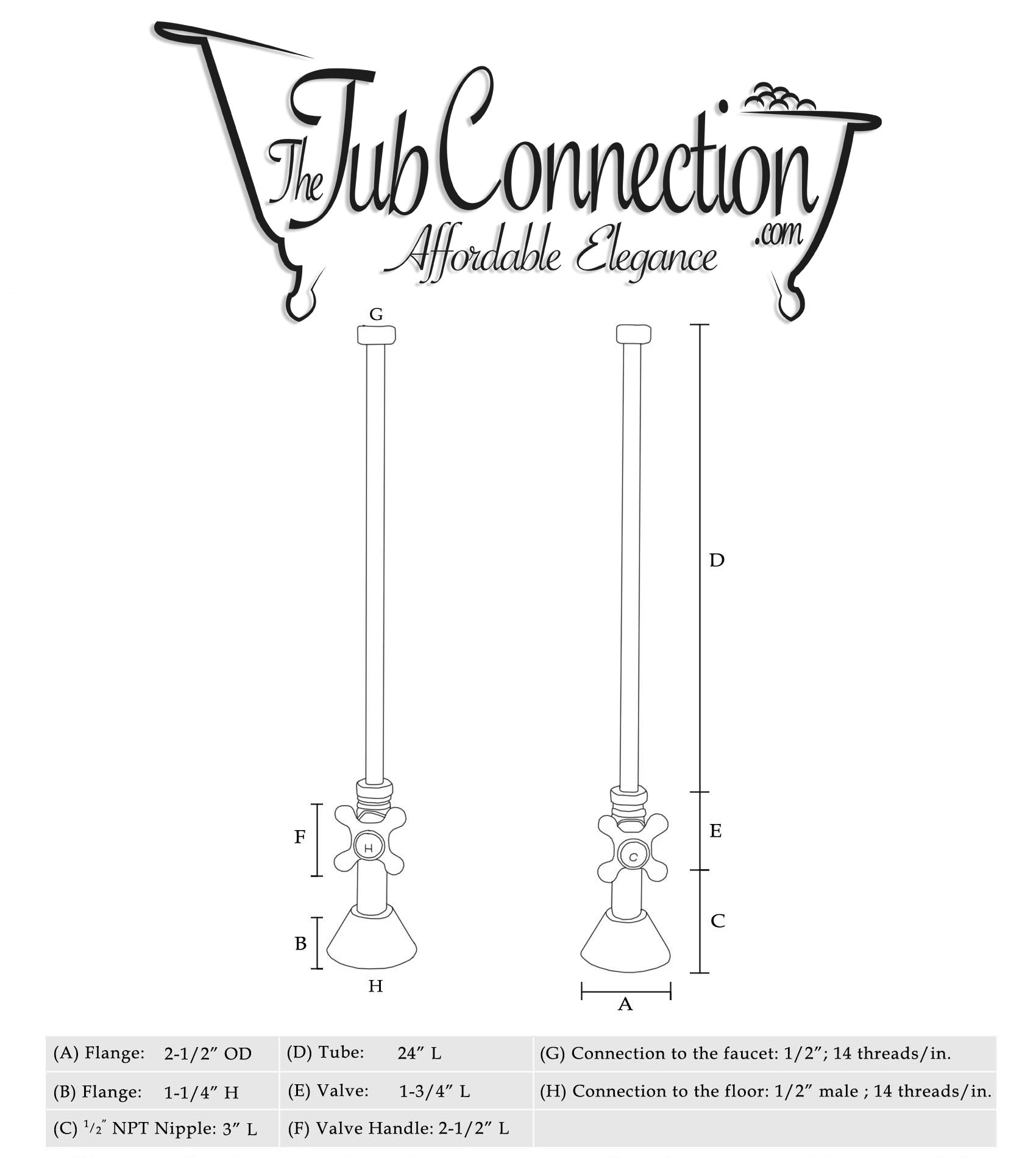 67" Acrylic Slipper Clawfoot Tub & Brushed Nickel Complete Deck Mount Plumbing Package- "Miller"