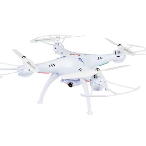 cheerwing syma x5sw-v3 wifi fpv drone 2.4ghz 4ch 6-axis gyro rc quadcopter drone with camera, white