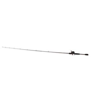 abu garcia black max baitcast low profile reel and fishing rod combo , 6'6" - medium - 1pc