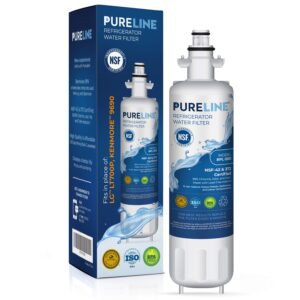 pureline 9690, lt700p replacement for lg lt700p, kenmore elite 9690, kenmoreclear 46-9690, adq36006101, hdx fml-3, refrigerator water filter - reduces bad taste & odor