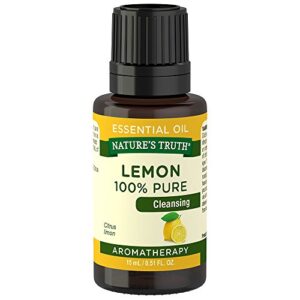 nature's truth vitamins essential oil, lemon, 0.51 fluid ounce