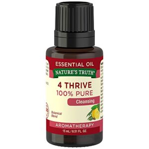 nature's truth vitamins essential oil, 4 thrive, 0.51 fluid ounce