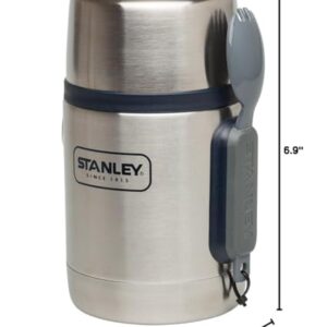 Stanley 10-01287-021 Adventure Vacuum Food Jar, Stainless Steel, 18 oz